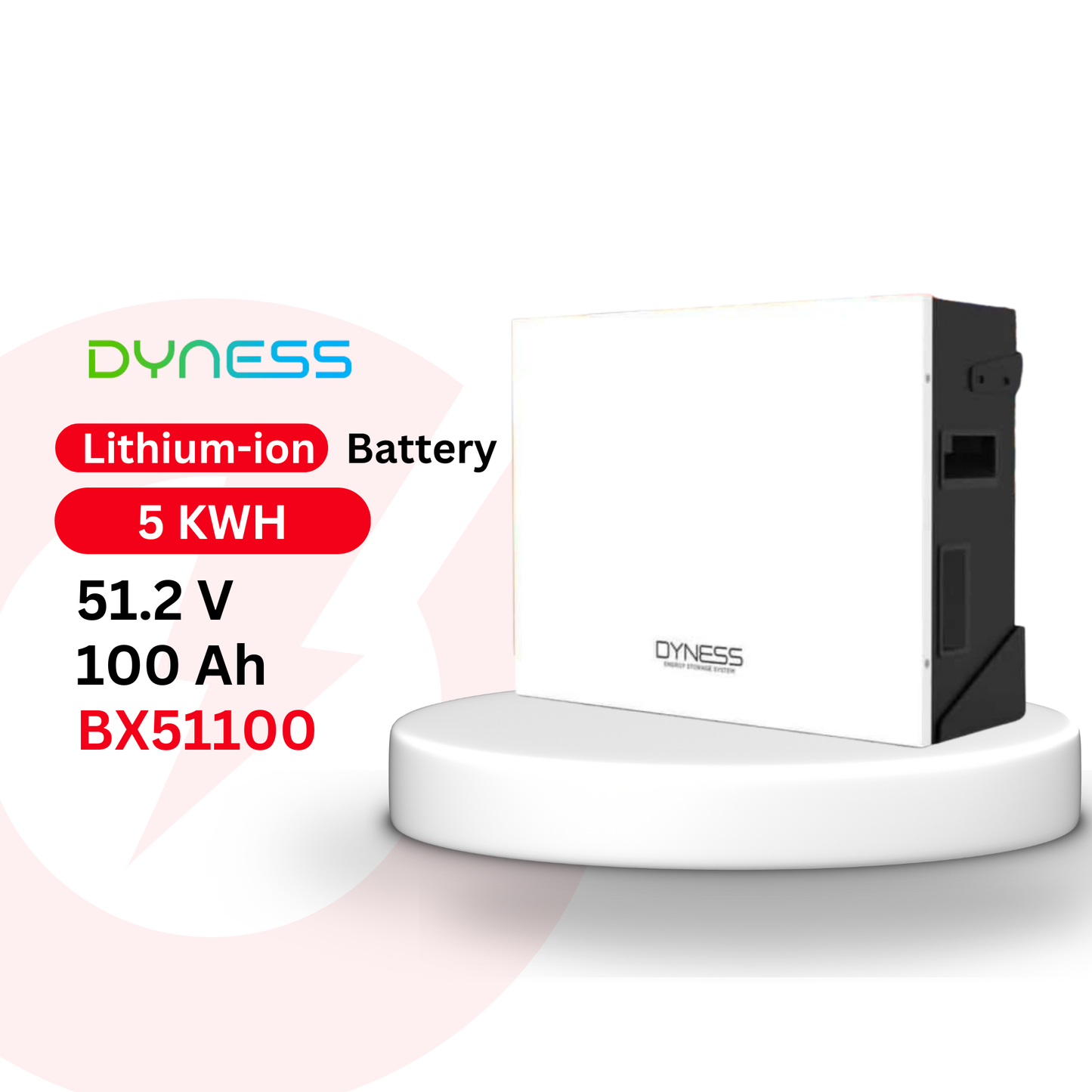 Dyness BX51100 5 KWH 51.2V 100A lithium Battery