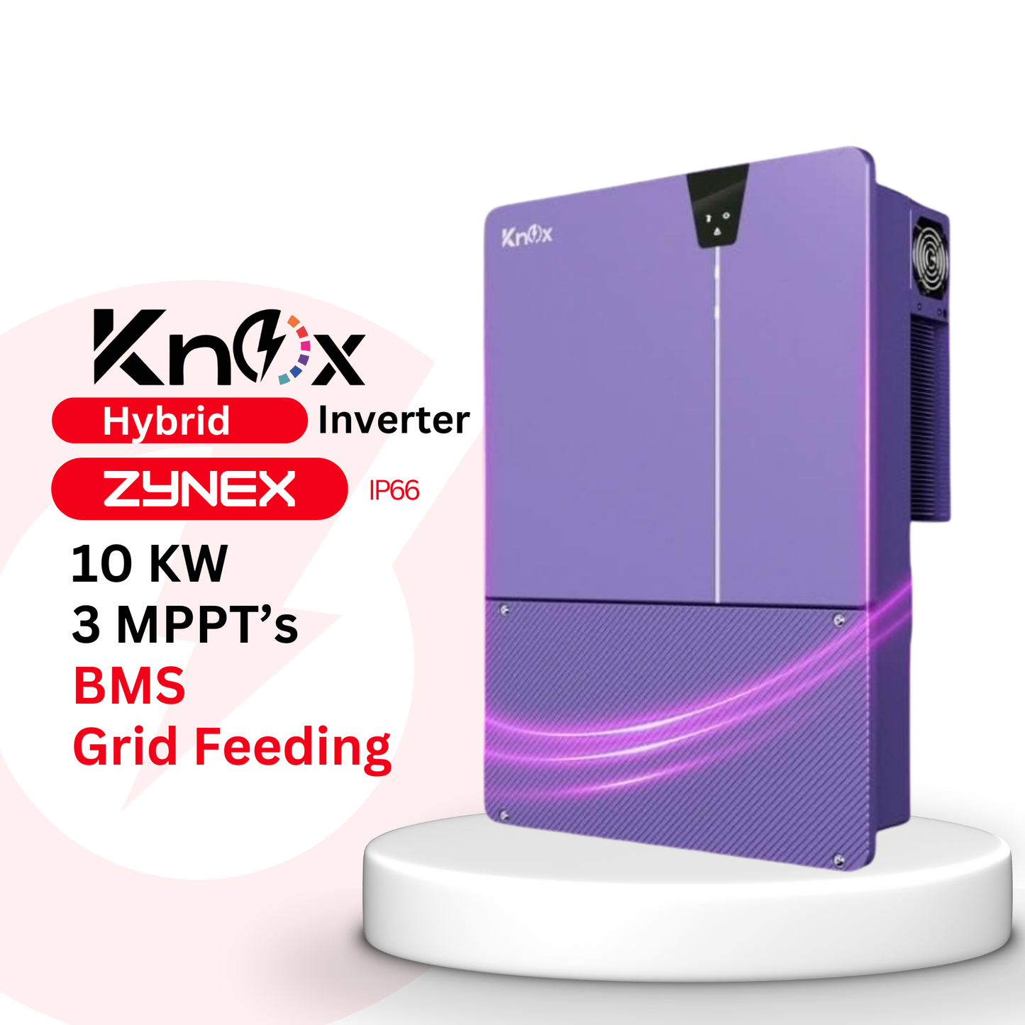Knox Zynex 10 KW Hybrid Inverter Knox