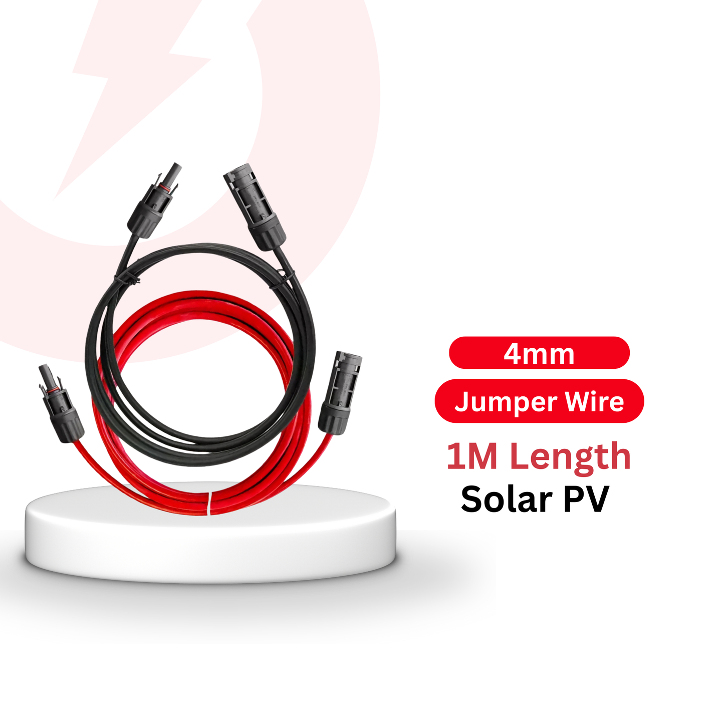 4mm Square Solar Extension Cable Electric wire with MC4 PV Connector