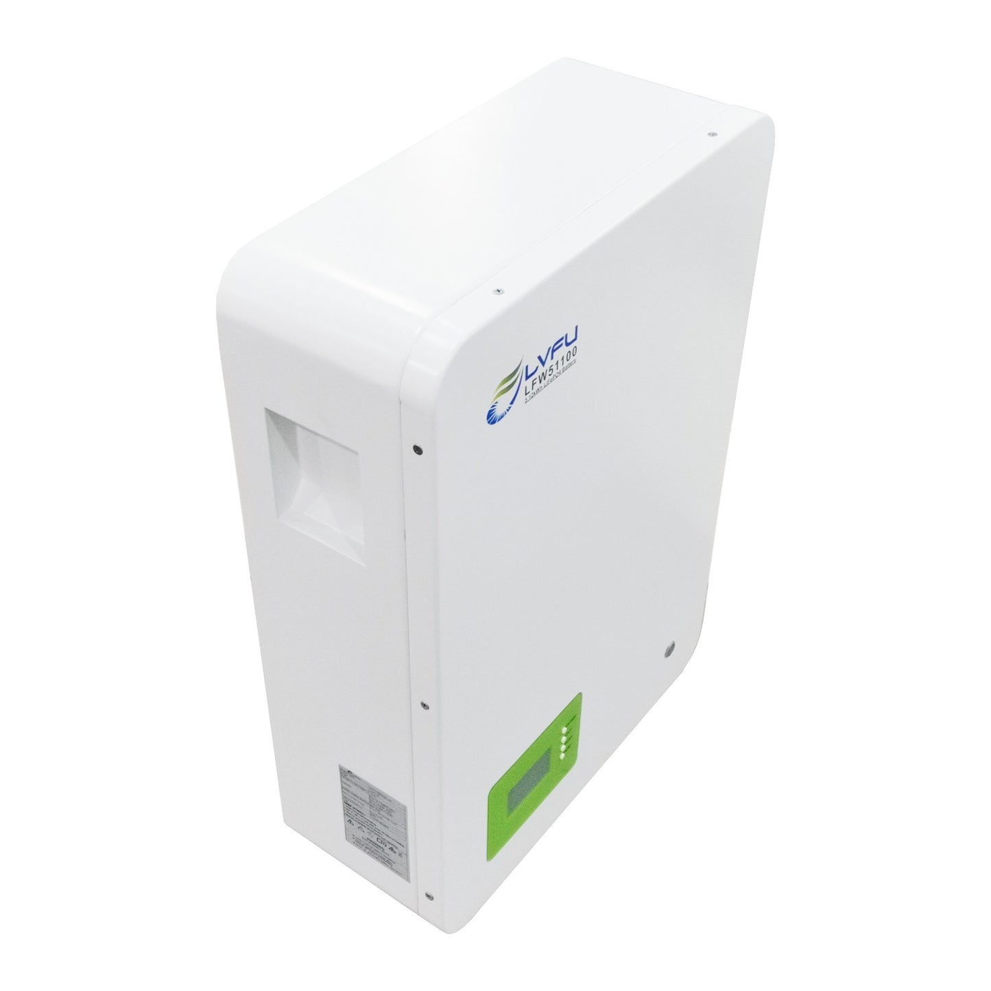 LVFU 05KWh 51.2V 100Ah Wall Mount Lithium Ion LiFePO4 Battery