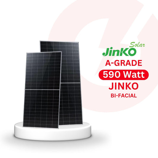 Jinko 590 Watt Bi Facial  Solar Panel