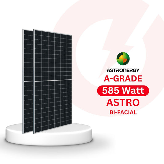 Astro 585 Watt Bi Facial 20BB Solar Panel