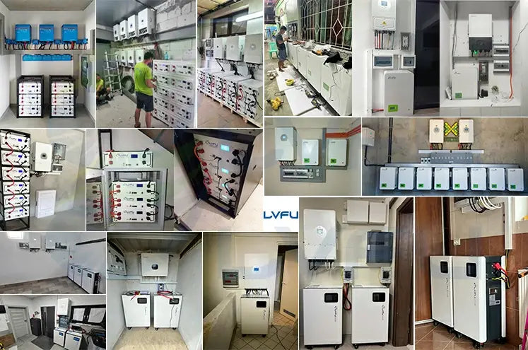 LVFU  51.2V 280Ah 14.3KWh Floor Standing Lithium Ion LiFePO4 Battery LVFU