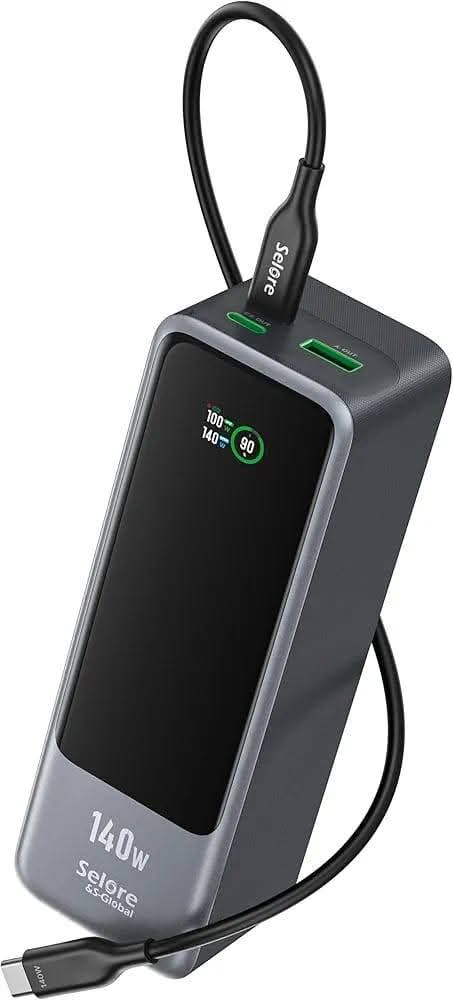 Selore 24000mAh High-Capacity 140W Portable Laptop Power Bank
